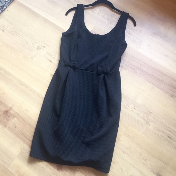 NWT LC Lauren Conrad Bow Front Pleated Dress - Picture 3 of 6